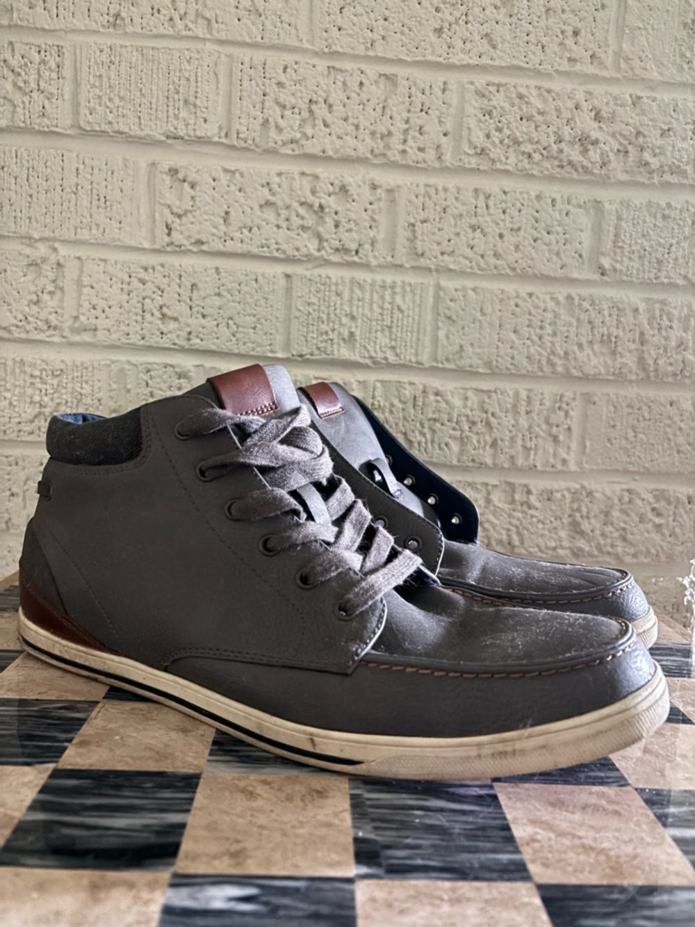 Goodfellow & Co Chukka-Style High Tops with Brown Accents